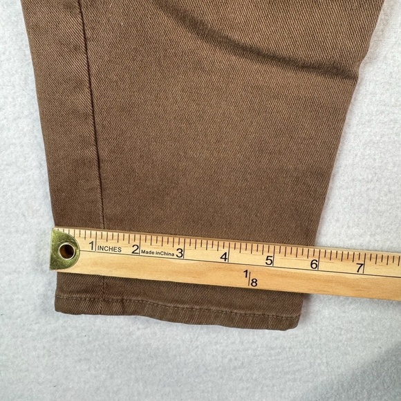 Vince Jeans Womens 30 Brown Skinny Trouser Crop Mid Rise Moss Stretch - Picture 11 of 13